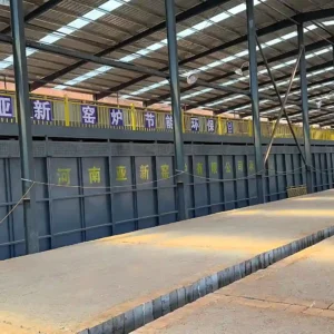 4.8 m prefabricated twin-module tunnel kiln project in Rwanda